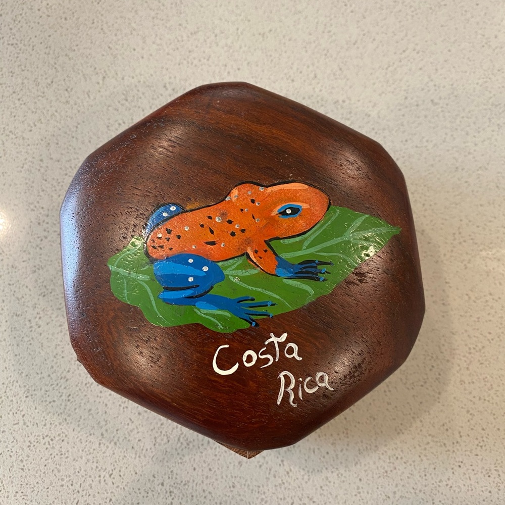 Costa Rica Frog Jewelry Box
